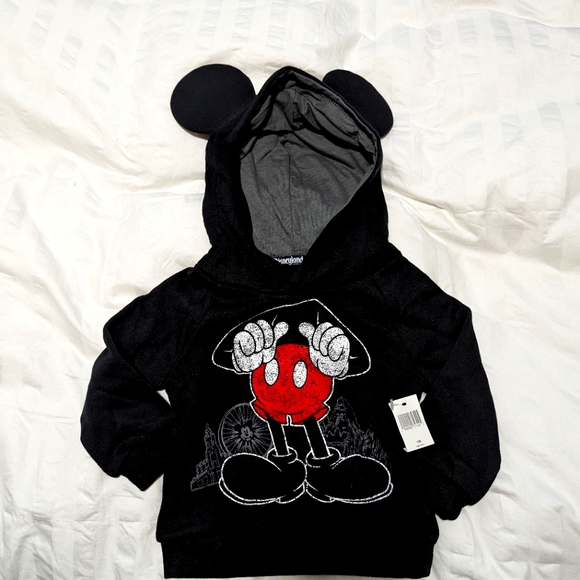 Disneyland Mickey sweatshirt with ears - Picture 1 of 2